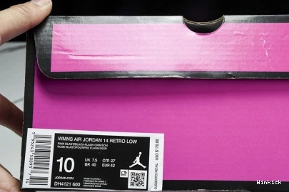 LOW RETRO (W) JORDAN SHOCKING DH4121-600 PINK 14 1115